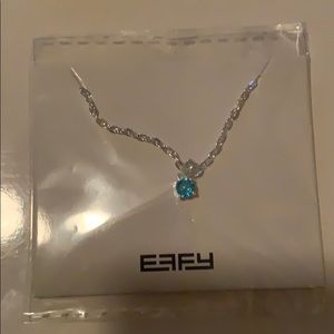 Necklace with Aqua stone